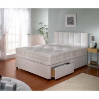 Dreamworks Beds Tranquility Firm 1000 Divan and Mattress - small single with platform base