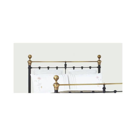 Original Bedstead Company Hamilton Headboard - double in silver patina
