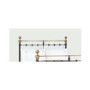 Original Bedstead Company Hamilton Headboard - double in silver patina