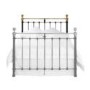 Original Bedstead Company Hamilton Headboard - double in silver patina