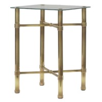 Original Bedstead Company Antique Brass Bedside Table