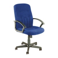 Dams Furniture Cavalier Fabric Office Chair - charcoal