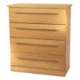 Welcome Furniture Sherwood 4 Drawer Chest in Oak