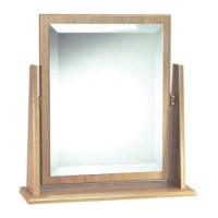 Welcome Furniture Loxley Single Vanity Mirror in Oak