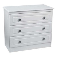 Welcome Furniture Amelie White 3 Drawer Chest