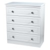 Welcome Furniture Pembroke White 4 Drawer Chest