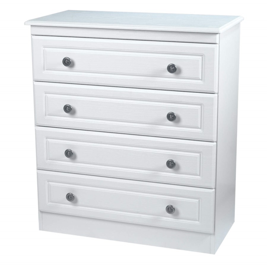 Welcome Furniture Pembroke White 4 Drawer Chest