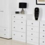 Welcome Furniture Pembroke White Deep 4 Drawer Chest
