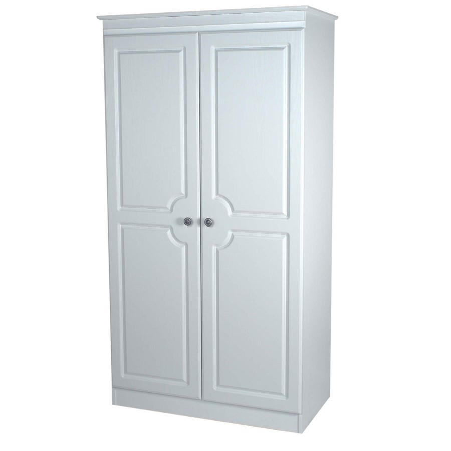 Welcome Furniture Pembroke White 2 Door Wardrobe