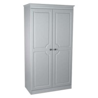Welcome Furniture Amelie White Wide 2 Door Wardrobe