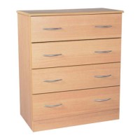 Welcome Furniture Stratford 4 Drawer Chest in Beech