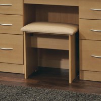Welcome Furniture Stratford Dressing Table Stool in Beech