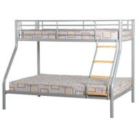 Toby Triple Sleeper Bunk Bed in Silver