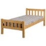 Seconique Carlow Solid Pine Single Bed Frame