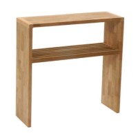 Pavilion Rattan Parquet Teak Console Table