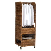Pavilion Rattan Croco Mobile Wardrobe