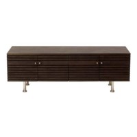 Pavilion Rattan Panorama 4 Door Sideboard in Mahogany