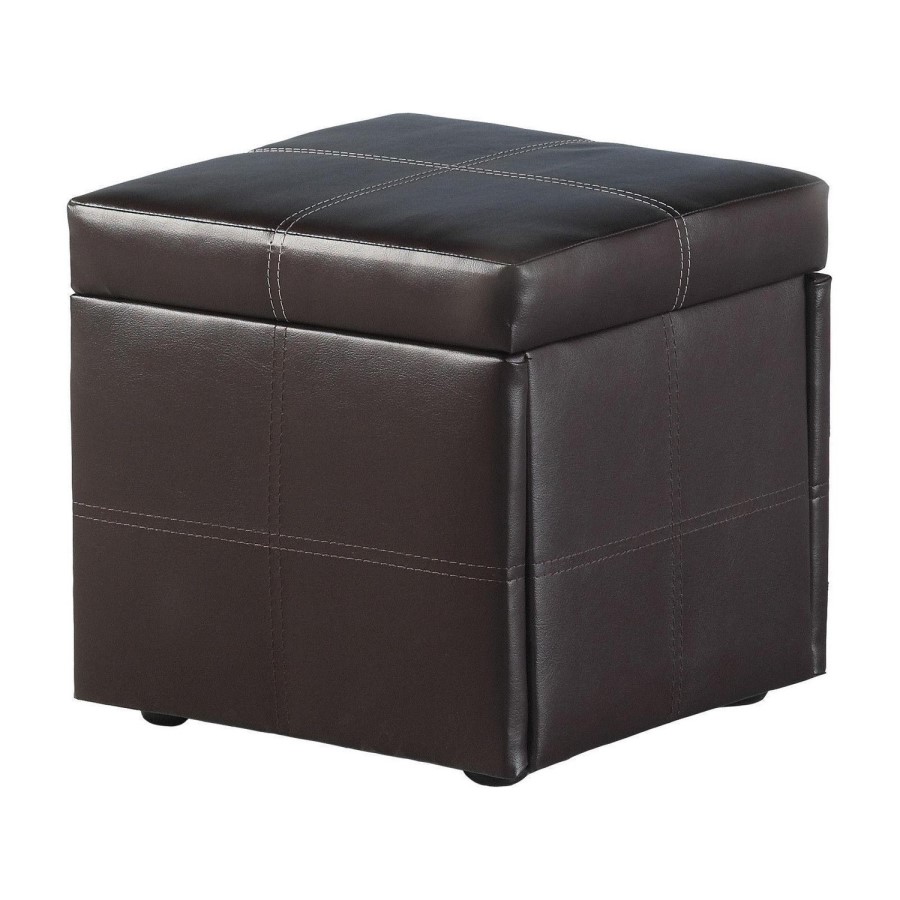 Seconique Unity Faux Leather Storage Footstool