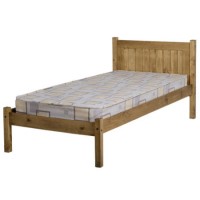 Seconique Maya Solid Pine Single Bed Frame
