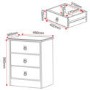 Seconique Maya Solid Pine Bedroom Storage Set