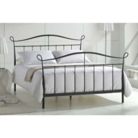 Joseph Senna Black Metal Bed - kingsize