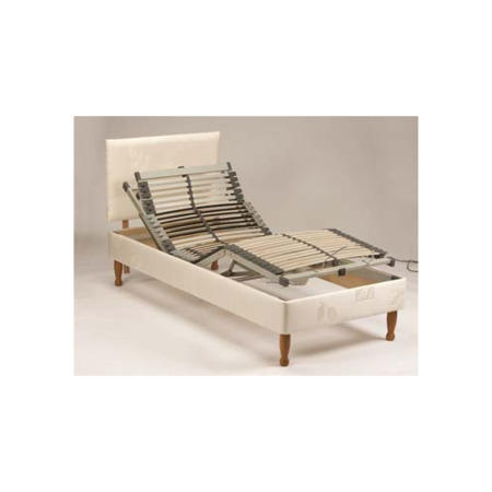 Restwell Devon Adjustable Bed Set without Headboard - small single with pocket sprung mattress