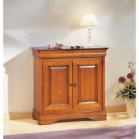 Sophia Cherry 2 Door 1 Drawer Hall Cupboard