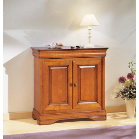 Sophia Cherry 2 Door 1 Drawer Hall Cupboard