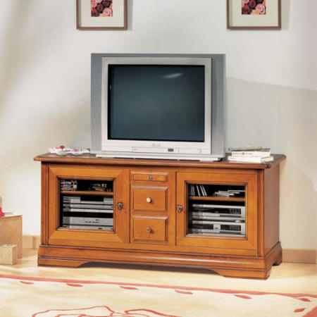 Sophia Cherry Low 2 Door TV/Hi Fi Cabinet