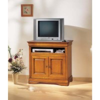 Sophia Cherry 2 Door TV/Hi Fi Cabinet with Single Niche