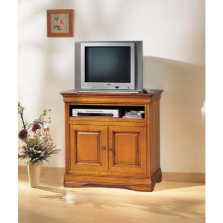 Sophia Cherry 2 Door TV/Hi Fi Cabinet with Single Niche