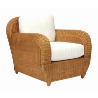 Pavilion Rattan Wallace Armchair - hopsack mushroom