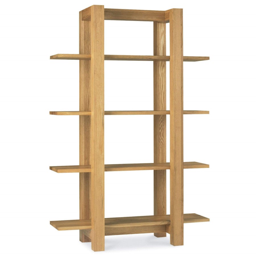 Bentley Designs Lyon Oak Open Shelf Unit
