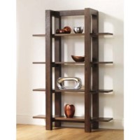Bentley Designs Lyon Walnut Open Shelf Unit