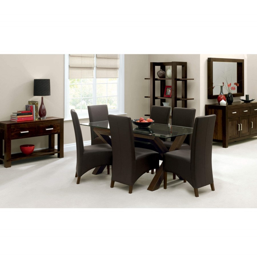 Bentley Designs Lyon Walnut Open Shelf Unit