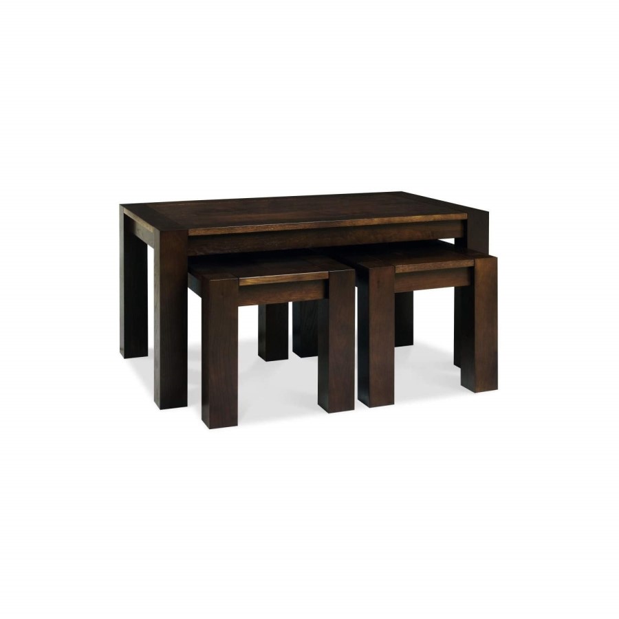 Bentley Designs Lyon Walnut Nest of Coffee Tables
