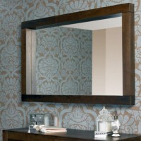 Bentley Designs Lyon Walnut Large Landscape Mirror