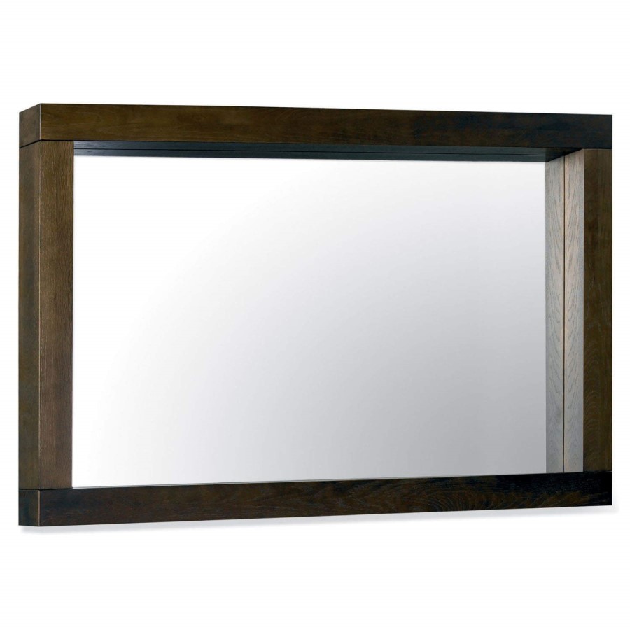 Bentley Designs Lyon Walnut Large Landscape Mirror