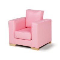 Just4Kidz Childrens Milan Armchair in Light Pink