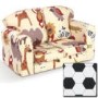 Just4Kidz Loose Cover Sofa in Football