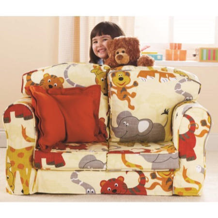 Just4Kidz Loose Cover Sofa in Football