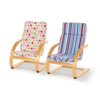 Just4Kidz Oslo Chair - blue gingham