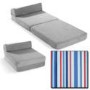 Just4Kidz Snooze Z Bed in Sky Stripe