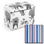 Just4Kidz Toy Box in Sky Stripe