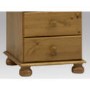 GRADE A2 - Light cosmetic damage - Steens Richmond Pine Single Pedestal Dressing Table