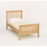 Bentley Designs Atlantis Pale Oak Bed - single
