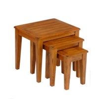 Origin Red Balmoral Oak Nest Of Tables