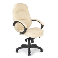 Eliza Tinsley Fordham Leather Faced Executive Chair - cream
