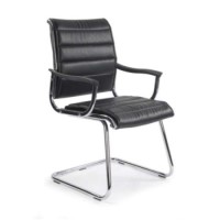 Eliza Tinsley Columbus Visitor Chair in Black