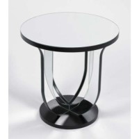 Morris Mirrors Art Mirrored Lamp Table